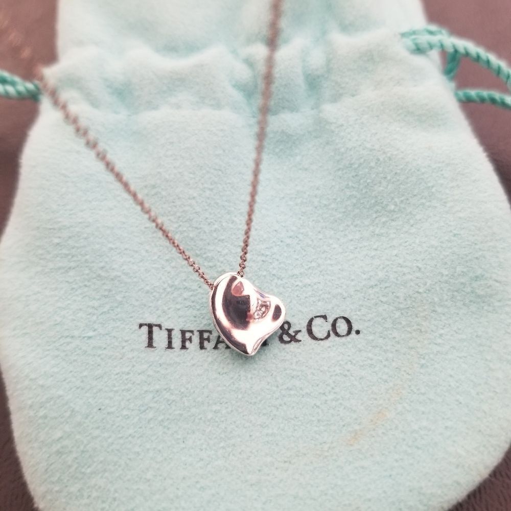 Tiffany & Co. Solid Heart Necklace - Picture 2 of 8